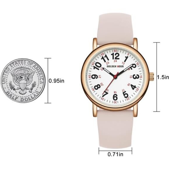 Waterproof Nurse Watch for Medical Professionals, Students Women - Picture 13 of 16